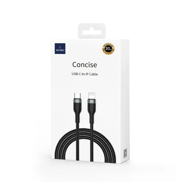 Кабель WIWU Concise USB-C to Lightning 1.2m